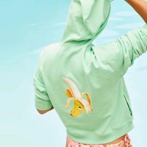 Edie Parker "Weekend Special" banana hoodie NWOT